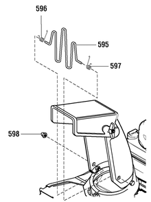 Chute Guard Diagram and Parts List for 6210701X54NB  Briggs and Stratton Snow Blower